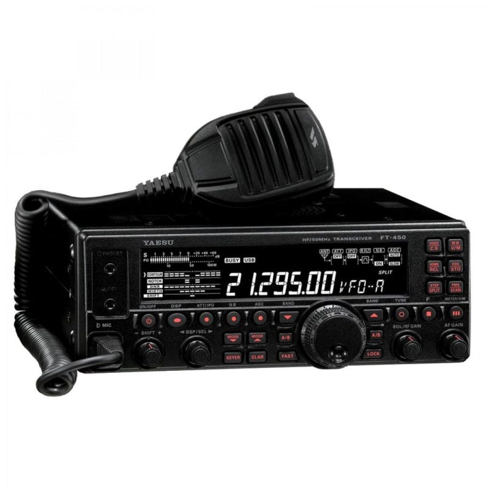 Yaesu FT-450D HF/50MHz 100W DSP shortwave full Mode LCD Multi-function Display Built in Antenna Tuning System - Image 2