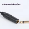 New 6.5 Female To 3.5 Male Audio Conversion Cable 3.5mm Right Angle Elbow CW Electric Key Trainer Audio Adapter Cable - Image 2