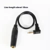 New 6.5 Female To 3.5 Male Audio Conversion Cable 3.5mm Right Angle Elbow CW Electric Key Trainer Audio Adapter Cable - Image 3