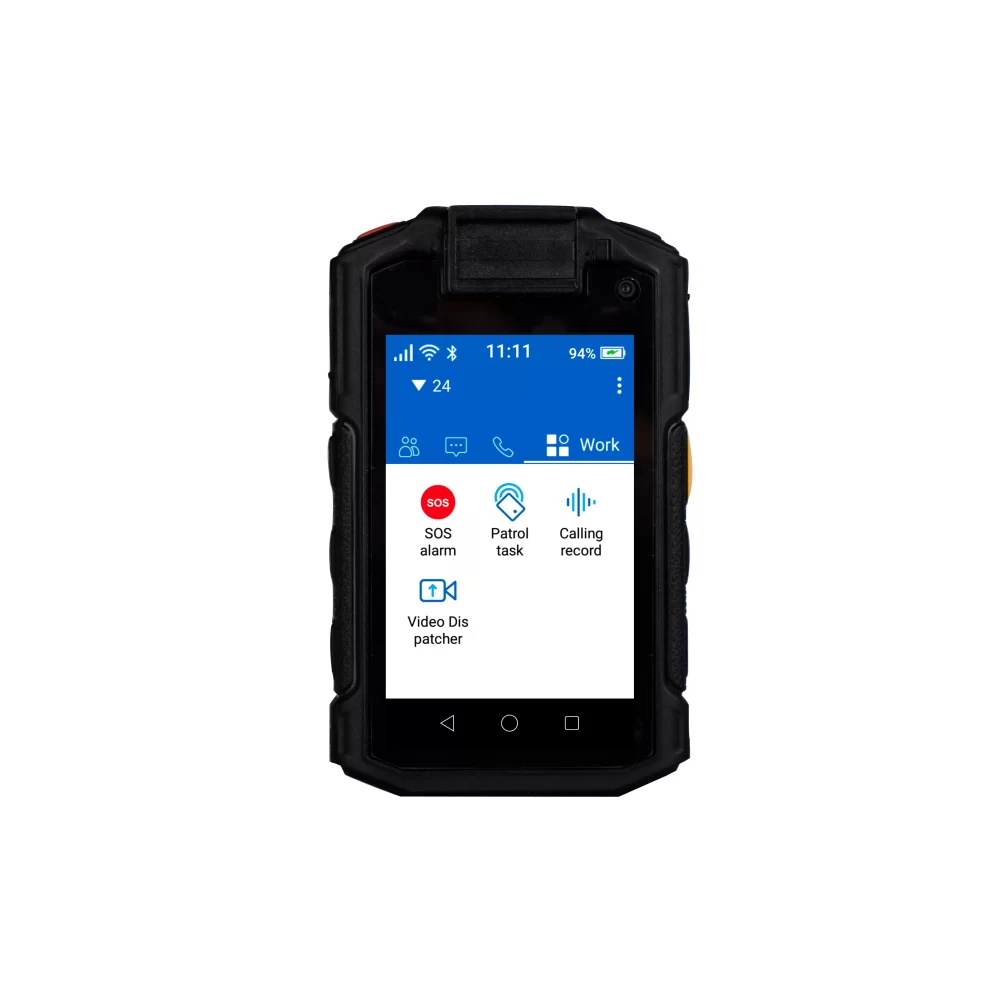 Inrico I-10 Body Worn Camera, Night Vision, WiFi, NFC, Poc Radio, SOS, Audio Video, Alarm Network, Walkie Talkie, Police Body Camera - Image 5