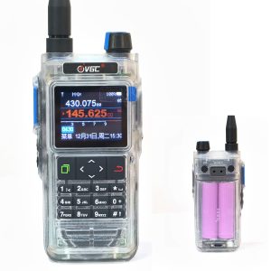 Transparent VR-N76 Walkie Talkie 8colors GPS Positioning IP67 Waterproof Bluetooth APRS Function FM Radio VHF UHF Dual Band