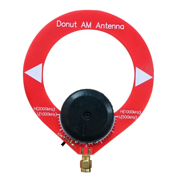 Radtel RT-860/Iradio UV-88 Portable Transceiver Compatible Mini Circle Antenna | Donut Shape MW/SW Loop Antenna | Frequency Range 4MHz-24MHz / 500kHz-2000kHz / 10k-180MHz - Image 2
