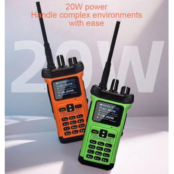 Amateur Radio Real 20W Air Band 6 bands Dual Band VHF UHF 199CHS 10800 Battery NOAA One-click replication - Image 4