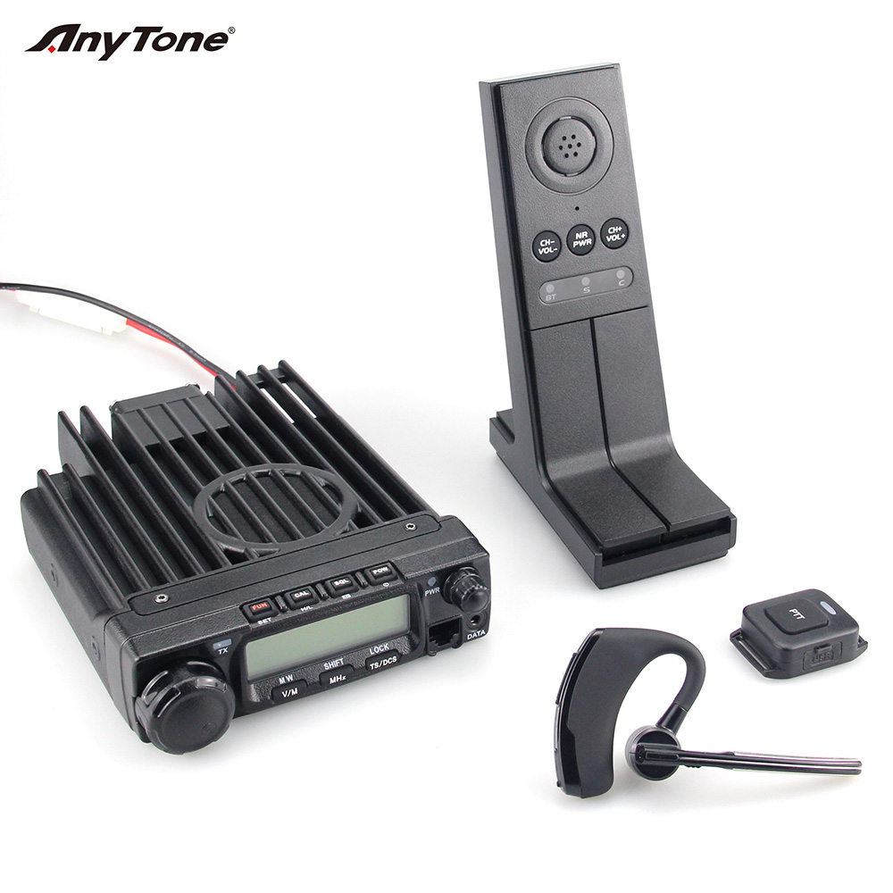 Anytone AT-588Max Mobile Radio 70W Dual Band Bluetooth Connectivity Air Band NRC 512 Channels