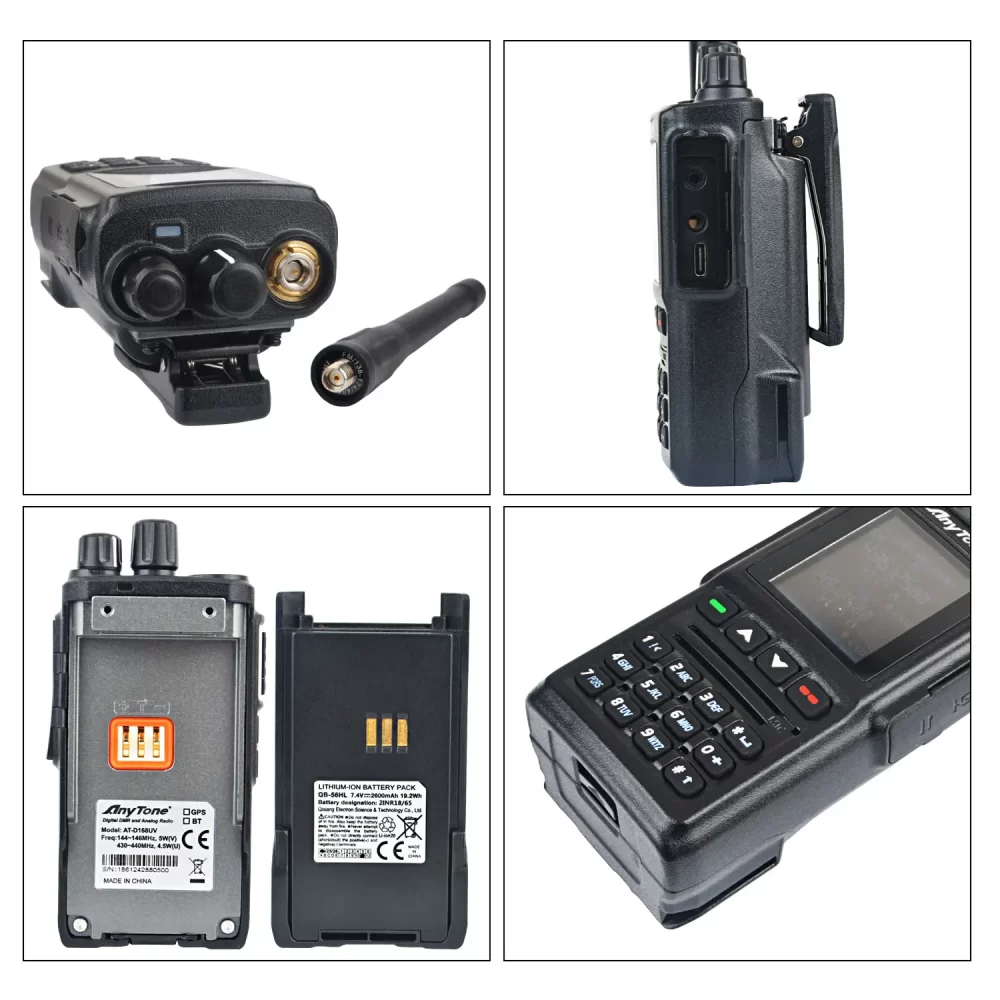 Anytone  AT-D168UV Digital Handheld Walkie Talkie Free Shipping - Image 4