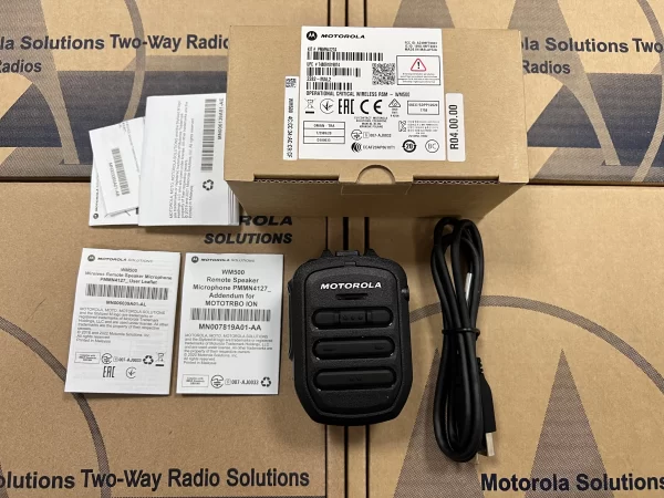 Original MOTOROLA PMMN4127 WM500 Wireless PoC/Radio Remote Speaker IP67 Bluetooth headset for MOTOROLA two-way radio ION R7 R7A - Image 6