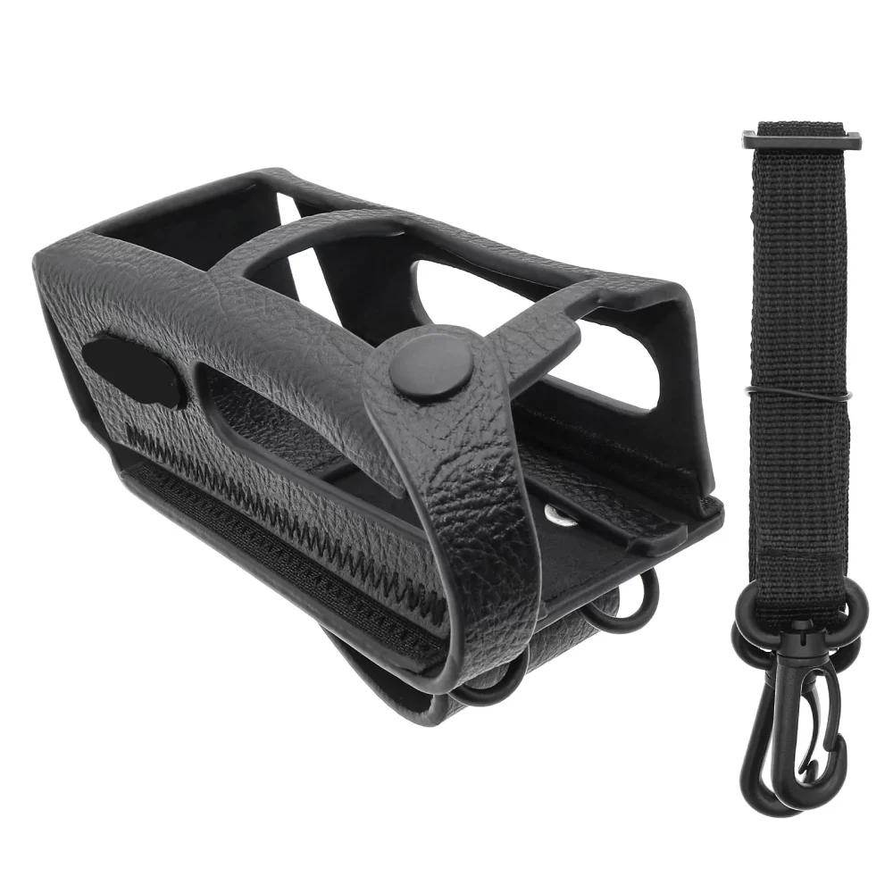 New Leather Dust Cover Case for Motorola R7 Walkie Talkie - Image 2
