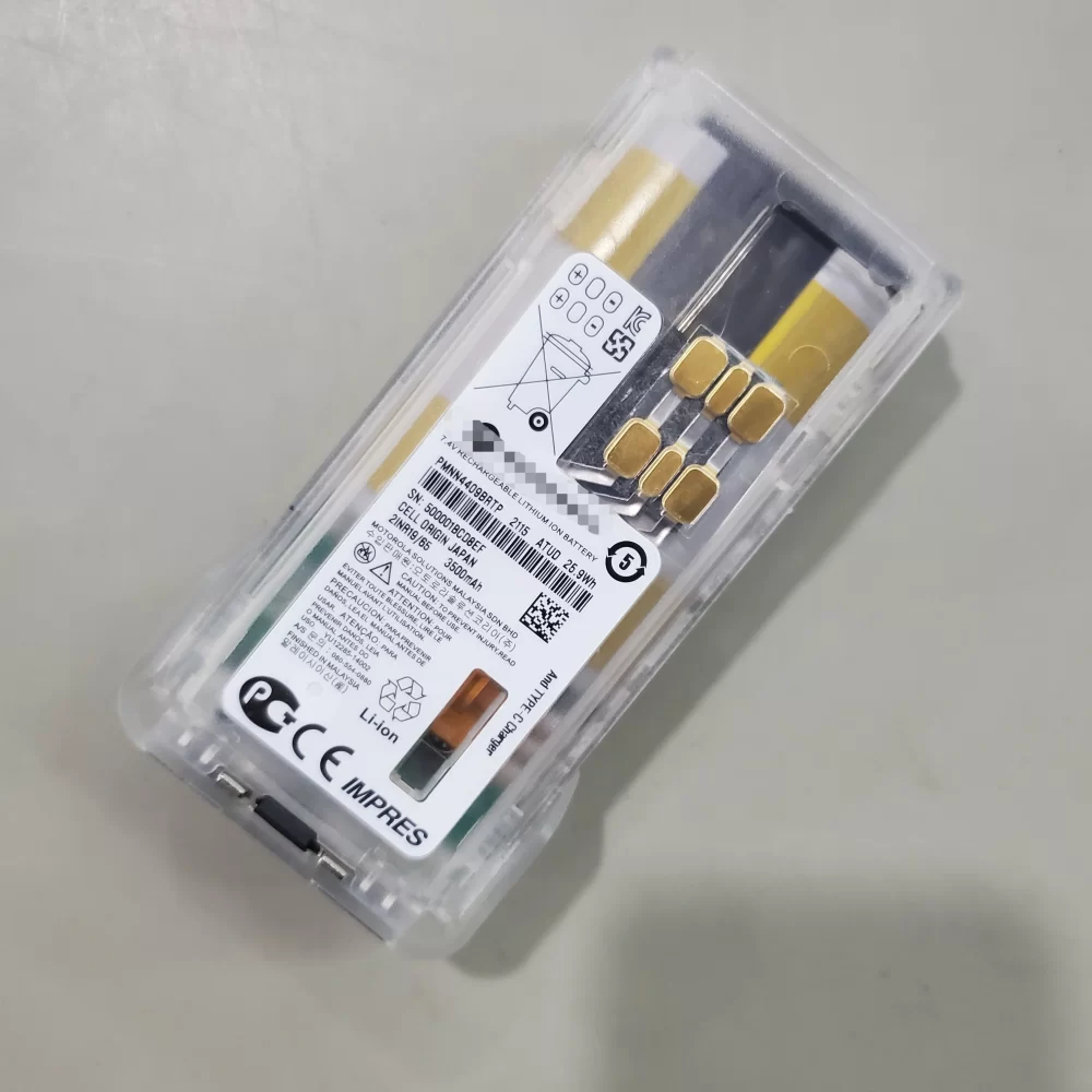 New Transparent Battery Vibrating Bright Batteries for Motorola XiR P8608 XiRP8668 XiR P8660 DEP550