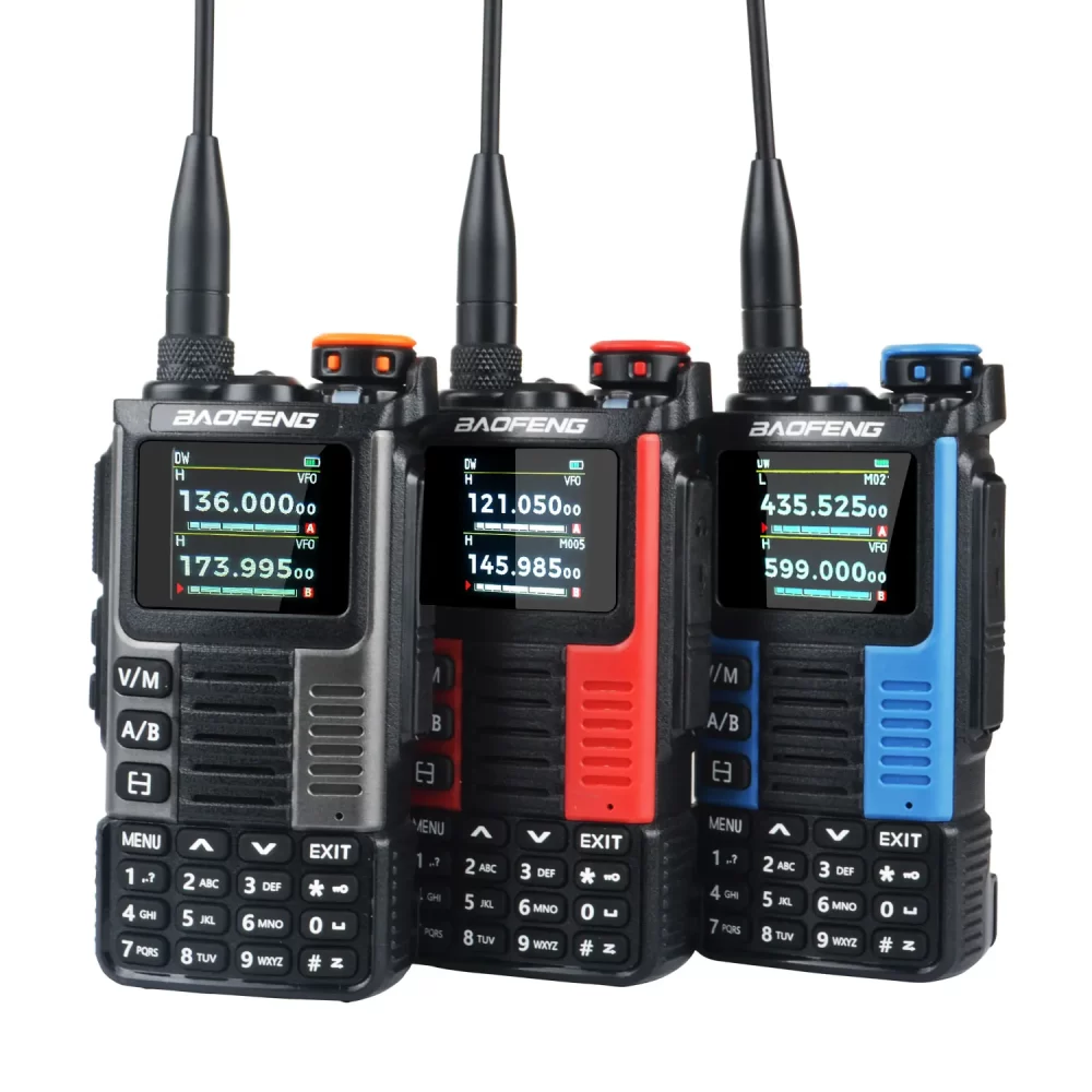 Baofeng K67 Pro Multi-band Air Band FM Dual Watch Scramble Skip Freq Amateur  GMRS Two-Way Radio K67pro W/Headset and 2600mAh Type-C Battery