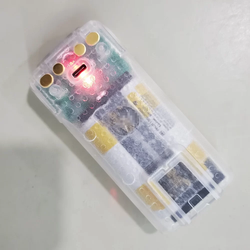 New Transparent Battery Vibrating Bright Batteries for Motorola XiR P8608 XiRP8668 XiR P8660 DEP550 - Image 2