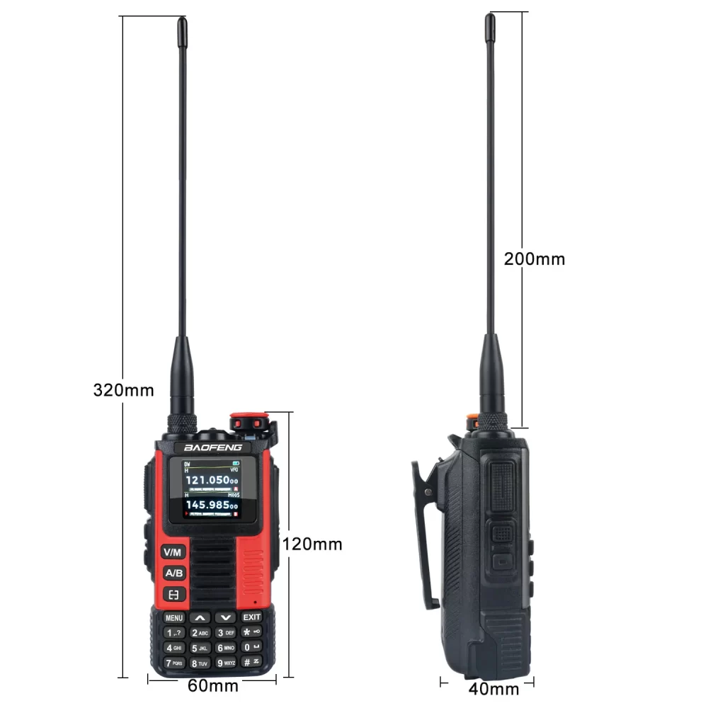 Baofeng K67 Pro Multi-band Air Band FM Dual Watch Scramble Skip Freq Amateur  GMRS Two-Way Radio K67pro W/Headset and 2600mAh Type-C Battery - Image 5