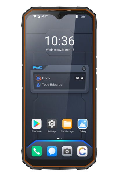 Inrico S300 PRO 4G LTE Zello POC Two-way radio IP68 waterproof, GPS, Smartphone, GSM, Wifi, Barcode