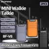 2pcs/lot Baofeng Mini Two way Radio BF-V8 Long Range UHF Large Capacity Transceiver