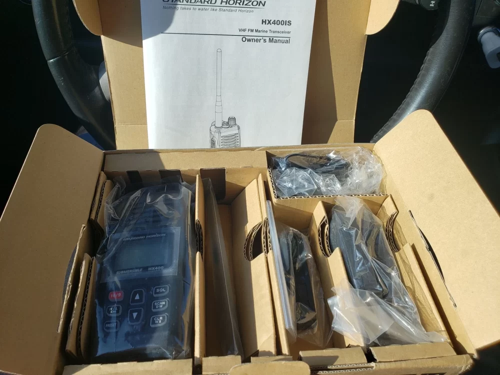 Standard Horizon HX400IS Floating Ship Boat Intrinsically Safe 5W Handheld VHF Marine Radio - Image 4