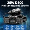 ZASTONE D500 Car Walkie Talkie 25W Mini Mobile Car Radio HF Transceiver Aviation AM Frequency Decoding Outdoor Communication