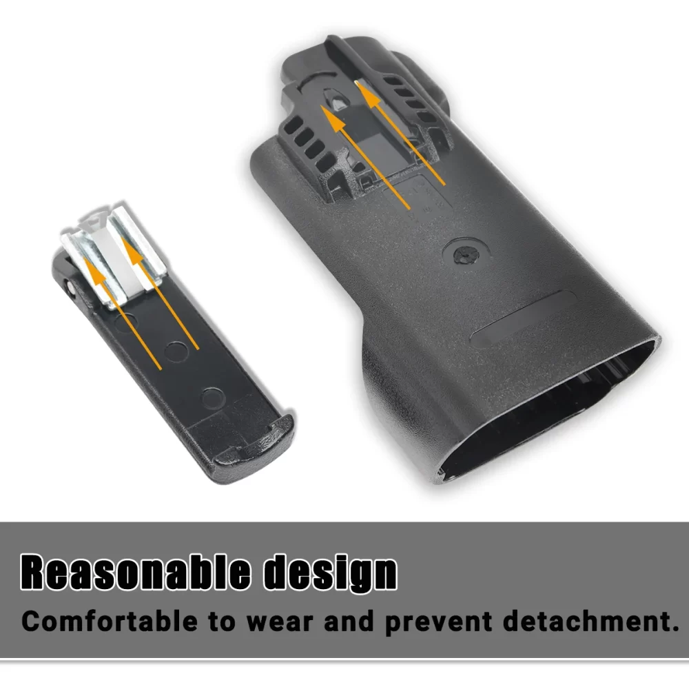 Walkie Talkie Clip Holster Carry Case Fit Motorola APX6000 APX8000 PMLN5709 PMLN5709A Holder Case Belt Clip Ham Two Way Radio - Image 3