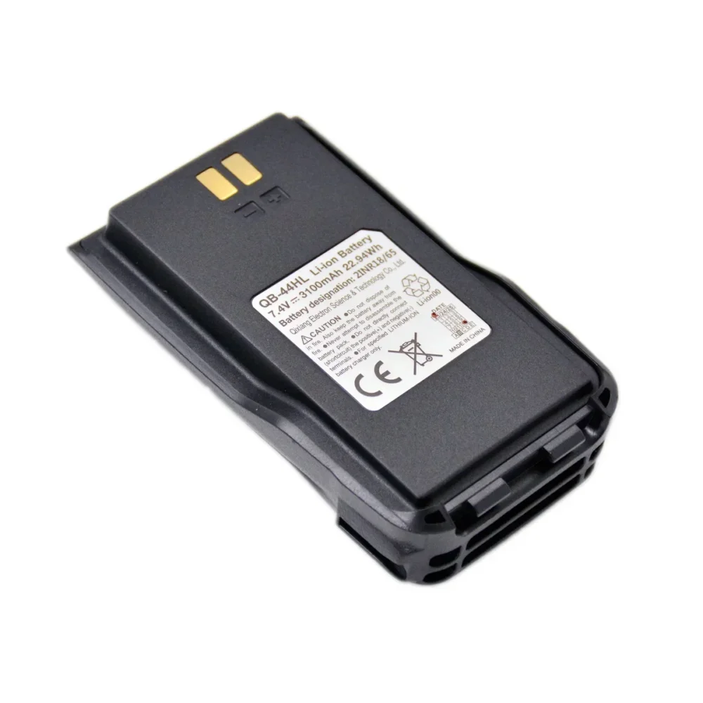Authentic AnyTone QB44HL Li-ion Battery Pack DC7.4V 3100mAh 22.94WH Optional USB C port for AT868 AT878UV II Plus Accessory