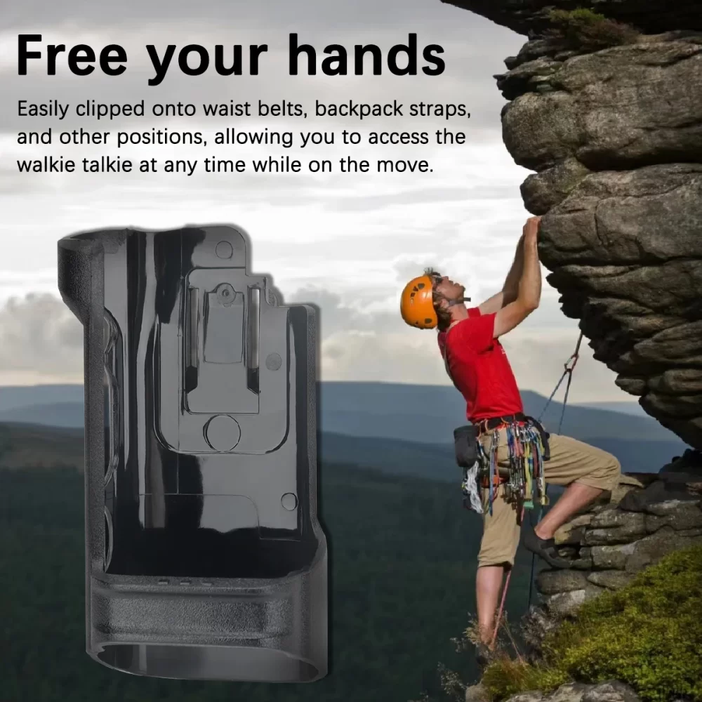 Walkie Talkie Clip Holster Carry Case Fit Motorola APX6000 APX8000 PMLN5709 PMLN5709A Holder Case Belt Clip Ham Two Way Radio - Image 6