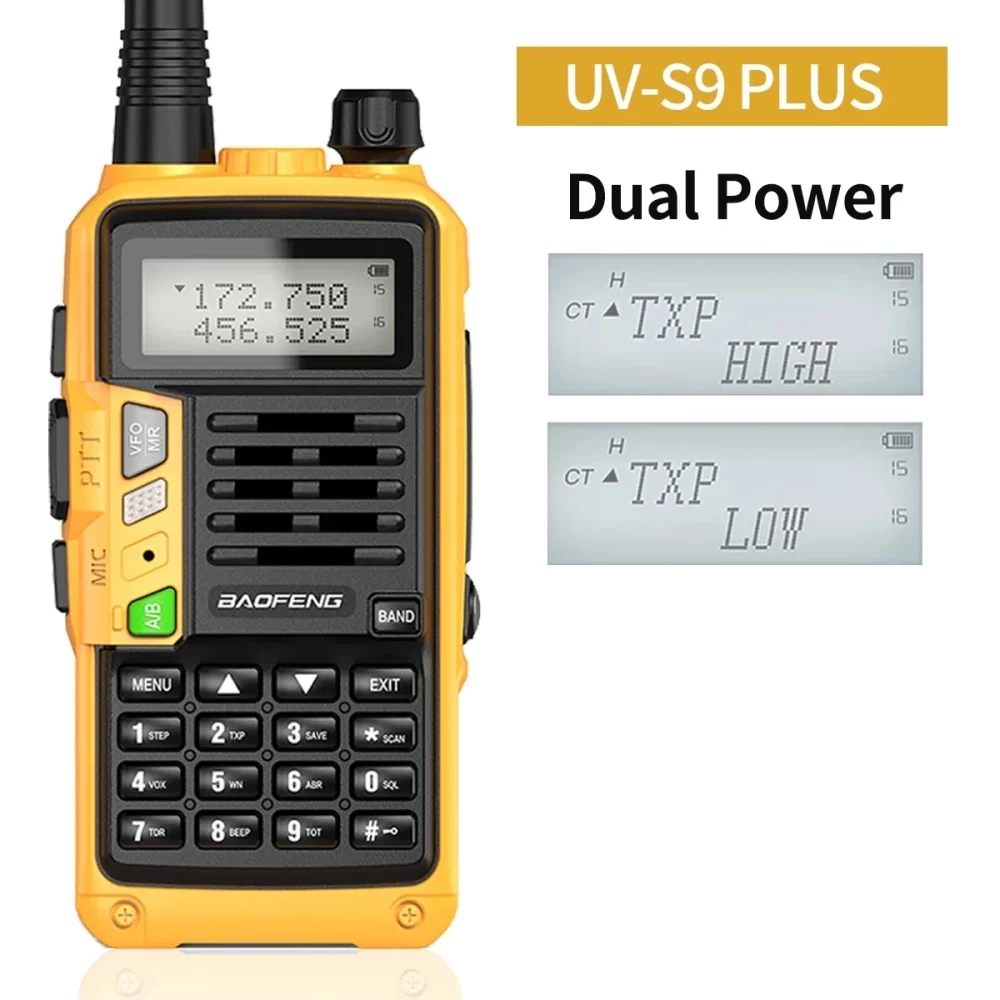Baofeng UV-S9 PLUS 10W Walkie Talkie Dual Band Long Range VHF UHF Handheld Radio For UV-5R UV-K5 Ham Two Way Radio for Camping - Image 5