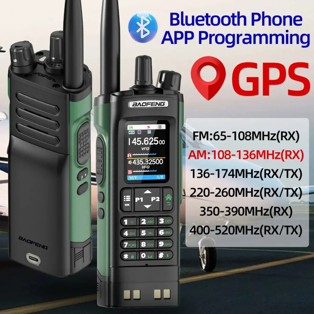 3Colors BAOFENG DM-32 DMR Digital Walkie Talkie GPS Dual Mode Analog TDMA Dual Time Slot Air Band APRS Digital Call for UV-5R UV-32 Ham Radio - Image 5