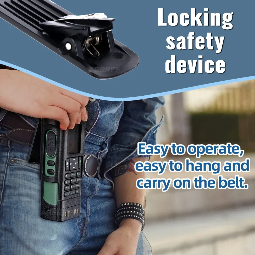 Original Belt Clip Hoster For Baofeng DM-32 Walkie Talkie Belt Holster Case UV32 Radio Belt Holder Case with Clip DM32 Accessory - Image 4