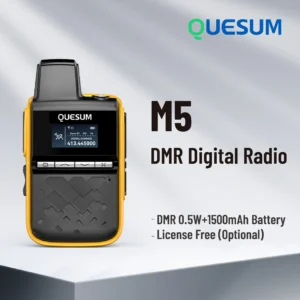2025 QUANSHENG NEW DMR M5 Digital Radio UHF DMR LITE DIGITAL PORTABLE RADIO Small Pocket-size 2 Way Radio