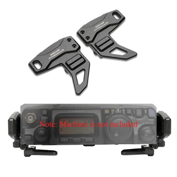 Aluminum Alloy Foot bracket Pterosaurs Stand for YAESU FT-818ND 817ND FT-817 FT-818 HF Ham Radio - Image 3