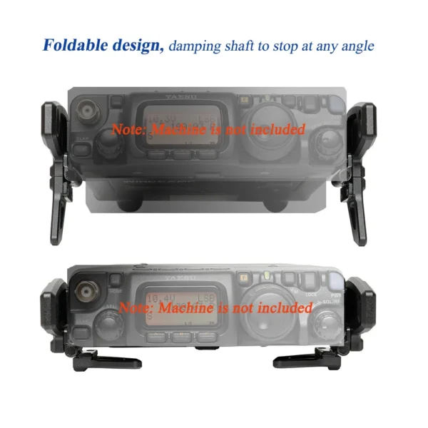 Aluminum Alloy Foot bracket Pterosaurs Stand for YAESU FT-818ND 817ND FT-817 FT-818 HF Ham Radio - Image 5